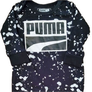 Infant PUMA One Piece Long Sleeve Footie Size 0-3 Months